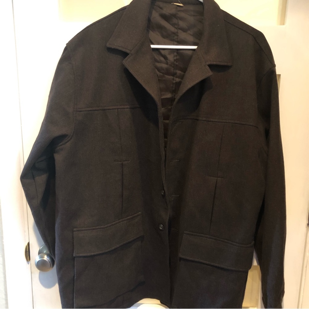 Vintage 50’s60’s Skyline Cravenette Water Repellent Plaid Wool Shirt Shacket